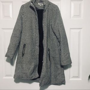 Heavy checkered coat